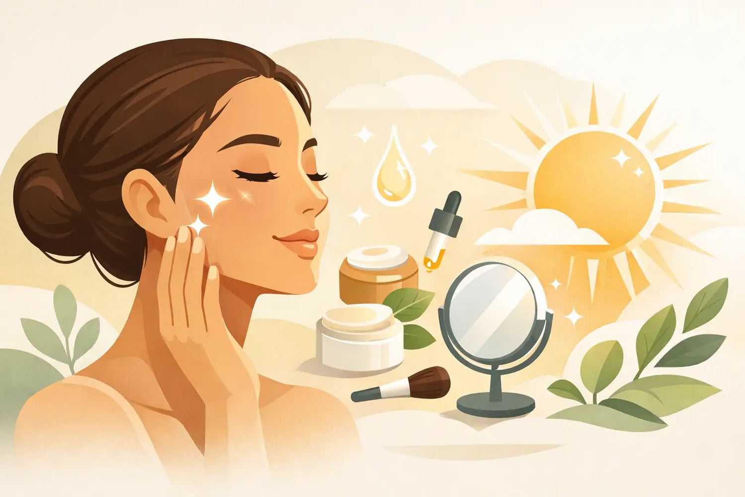Πώς να πετύχεις φυσική λάμψη στο πρόσωπο - VAITSI Cosmetics
