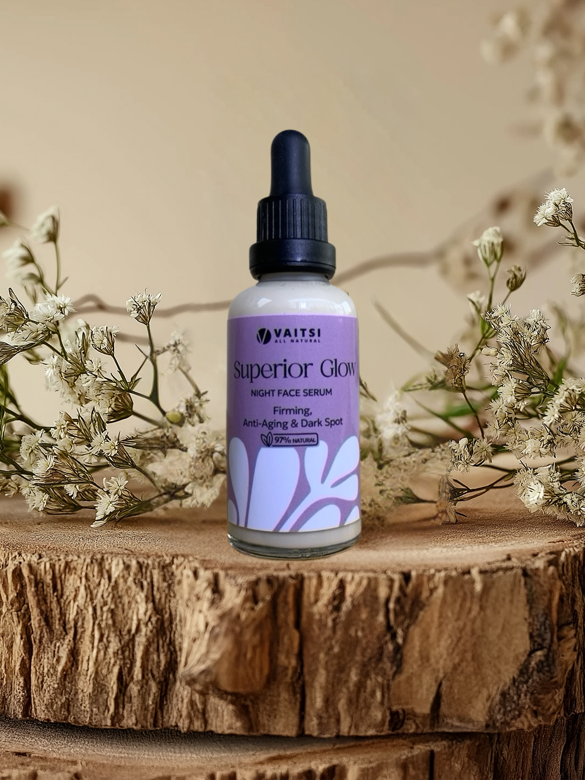 SUPERIOR GLOW Ορός Προσώπου Νυκτός – Φωτεινότητα, Σύσφιξη, Αντιγήρανση & Πανάδες