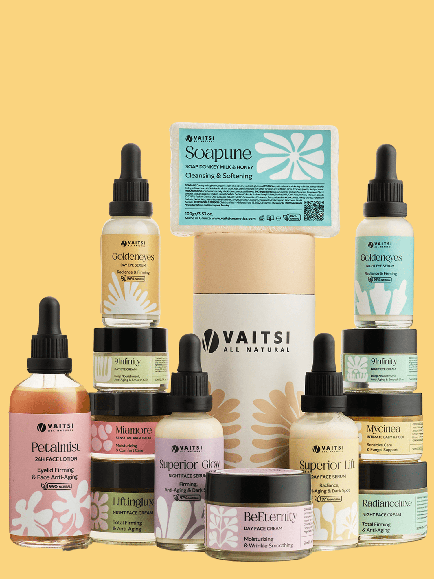 GOLDENEYES Ορός Ματιών Ημέρας – Ανάπλαση, Αντιγήρανση, Μαύροι Κύκλοι & Οιδήματα 30ml (no59) - VAITSI Cosmetics - SKU59 - 5213010850595