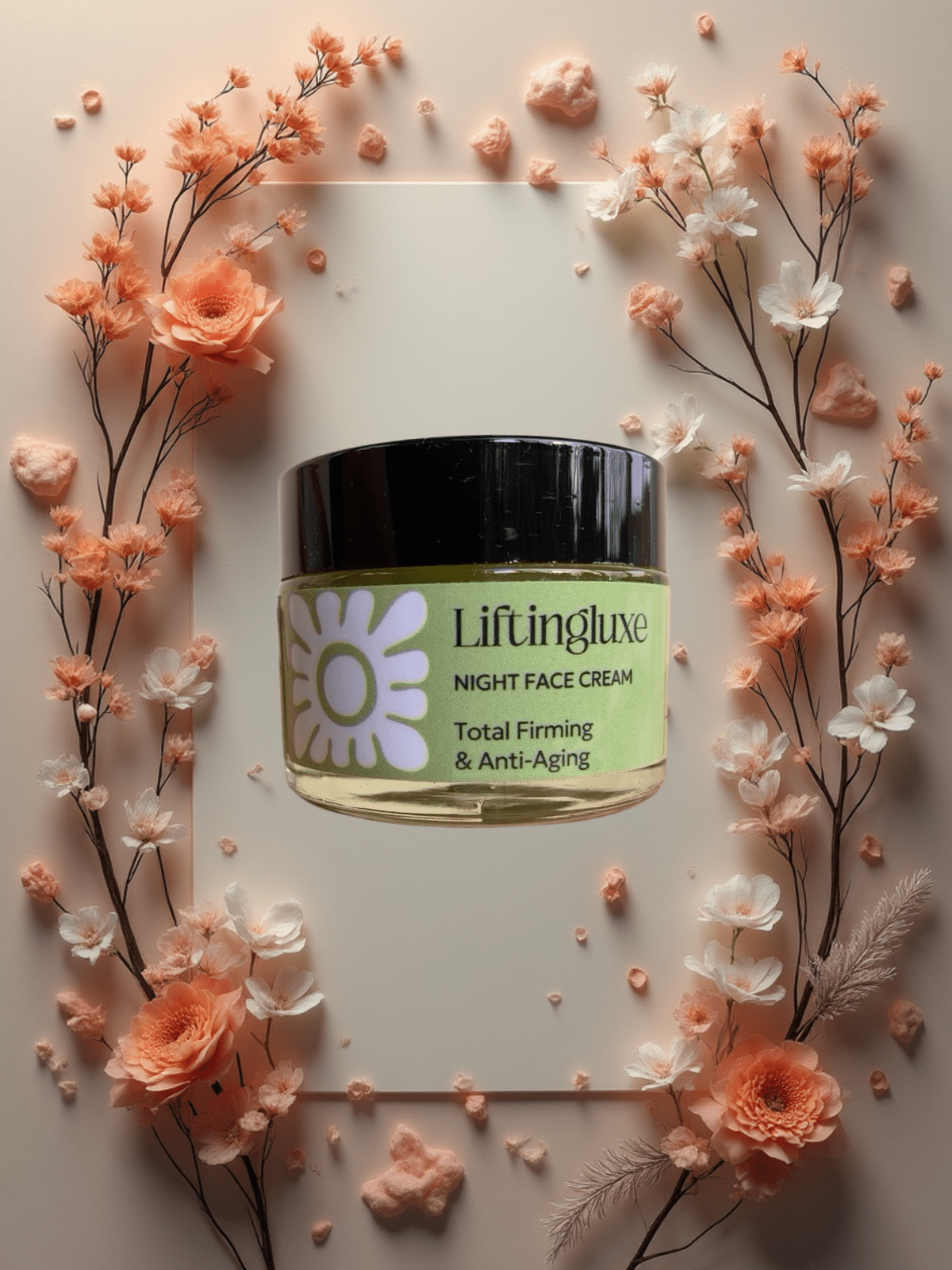 LIFTINGLUXE Κρέμα Προσώπου Νυκτός – Ολική Σύσφιξη & Αντιγήρανση 50ml - VAITSI Cosmetics - SKU40 - 5213010850403