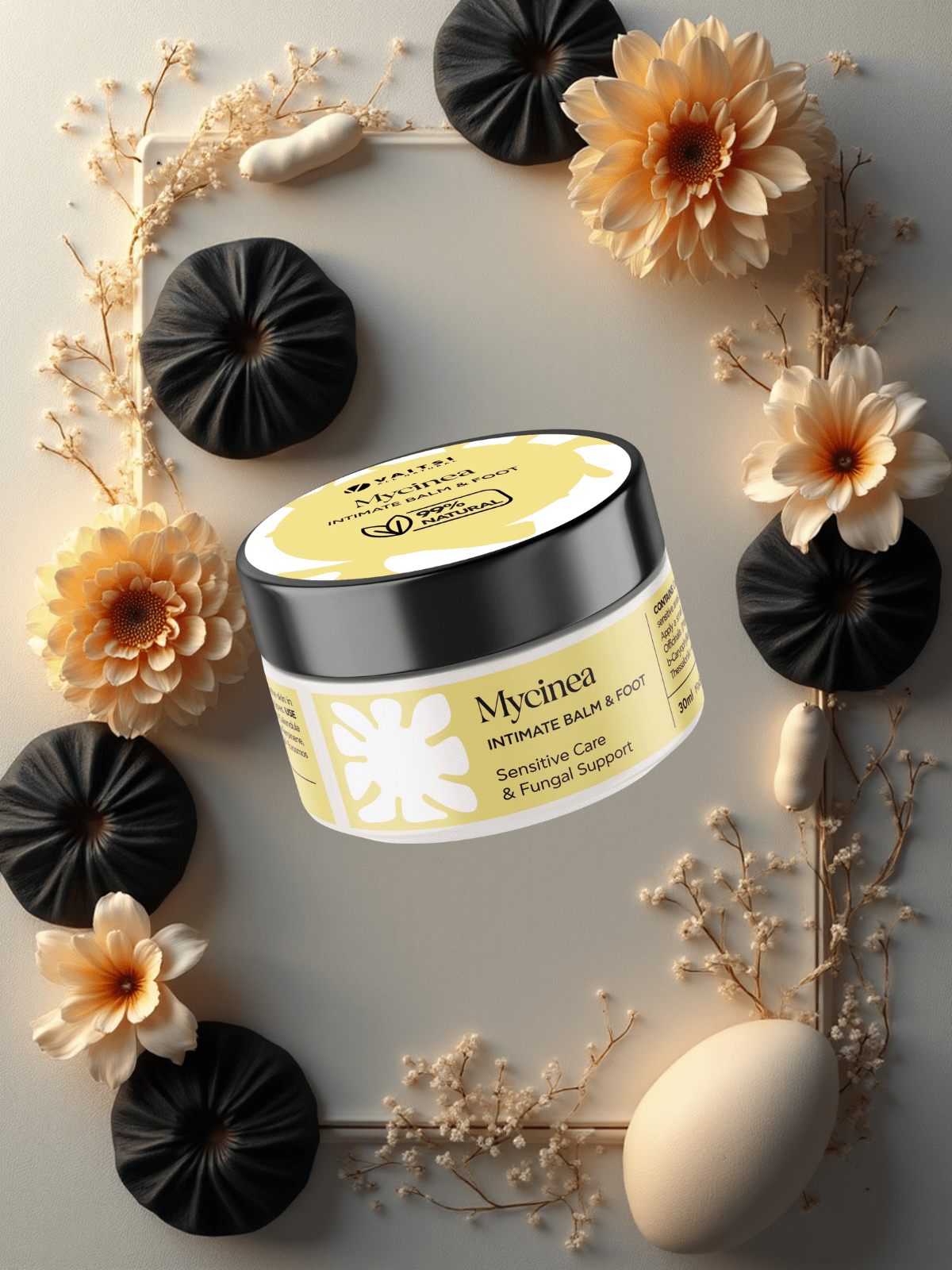 MYCINEA Βάλσαμο Άνεση & Καθαριότητα – Ευαίσθητη Περιοχή & Πόδια 30ml - VAITSI Cosmetics - SKU29 - 5213010850298