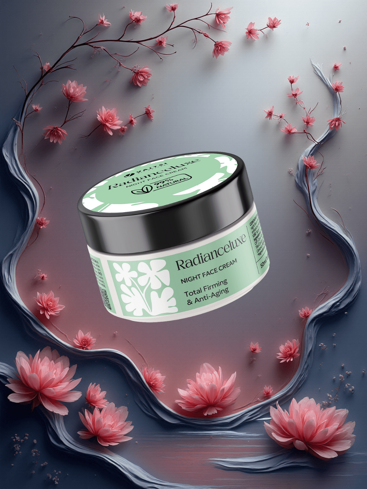 RADIANCELUXE Κρέμα Προσώπου Νυκτός – Φωτεινότητα, Σύσφιξη & Αντιγήρανση 50ml - VAITSI Cosmetics - SKU39 - 5213010850397