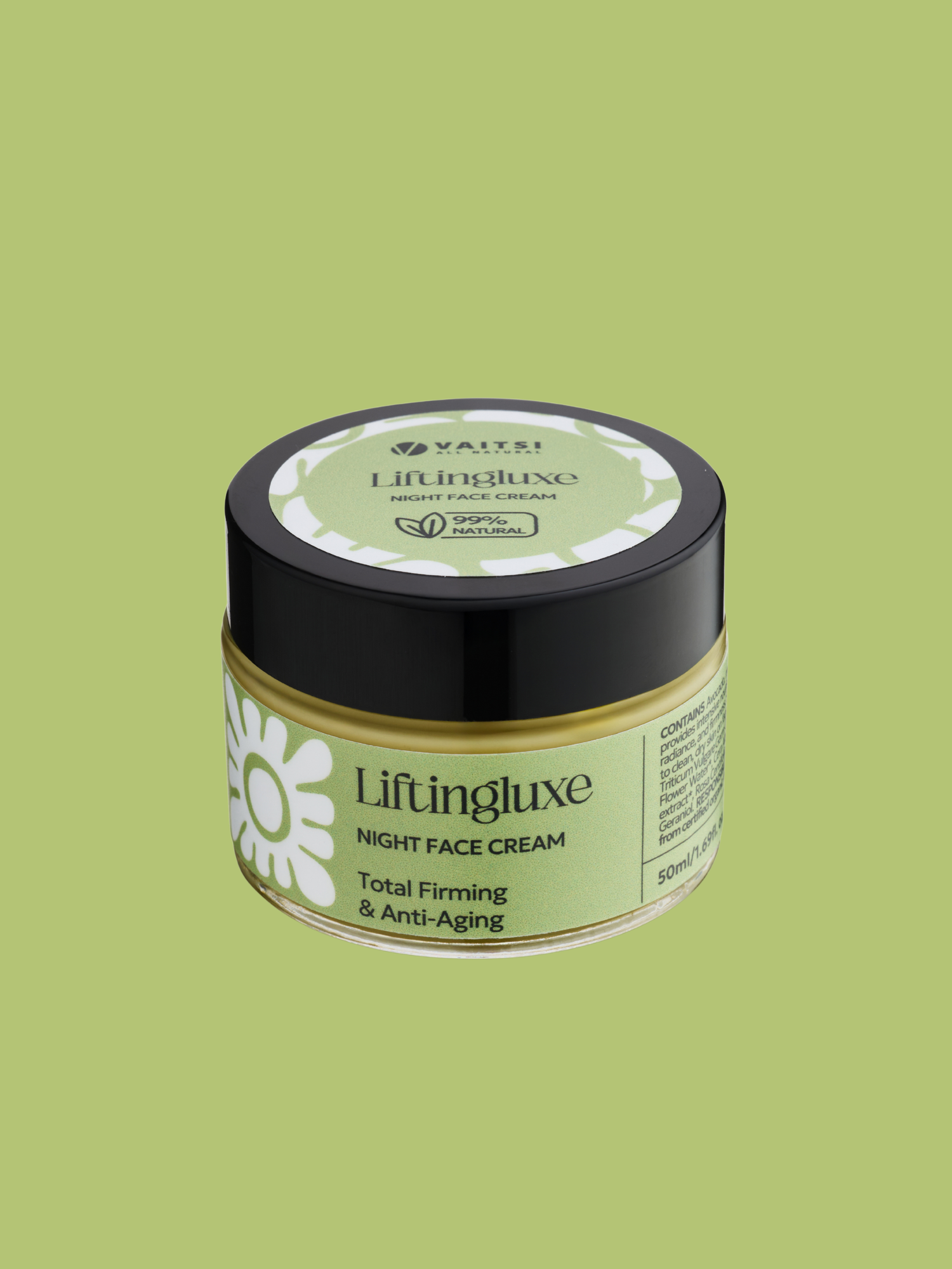 LiftingLuxe Night Cream: Ολική σύσφιξη και ανόρθωση του οβάλ του προσώπου.