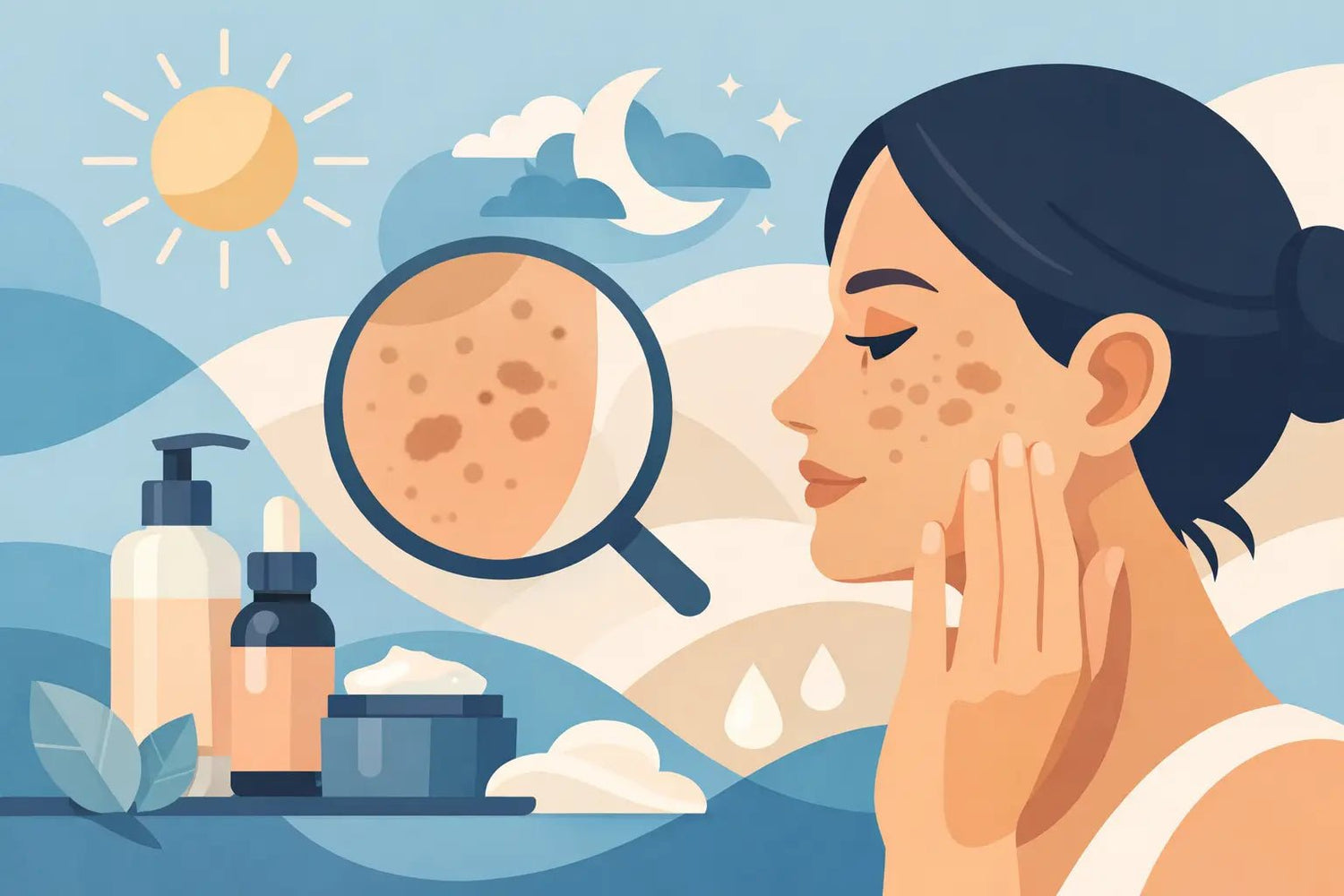Οδηγός skincare για κηλίδες προσώπου που επιμένουν - VAITSI Cosmetics