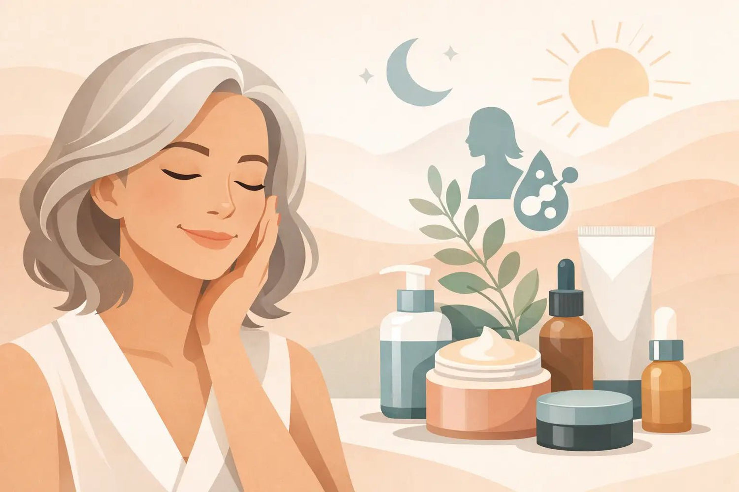 Παράδειγμα skincare στην εμμηνόπαυση για κάθε μέρα - VAITSI Cosmetics