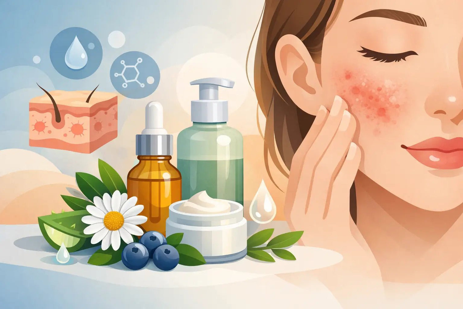 Ποια συστατικά βοηθούν στις κοκκινίλες; - VAITSI Cosmetics