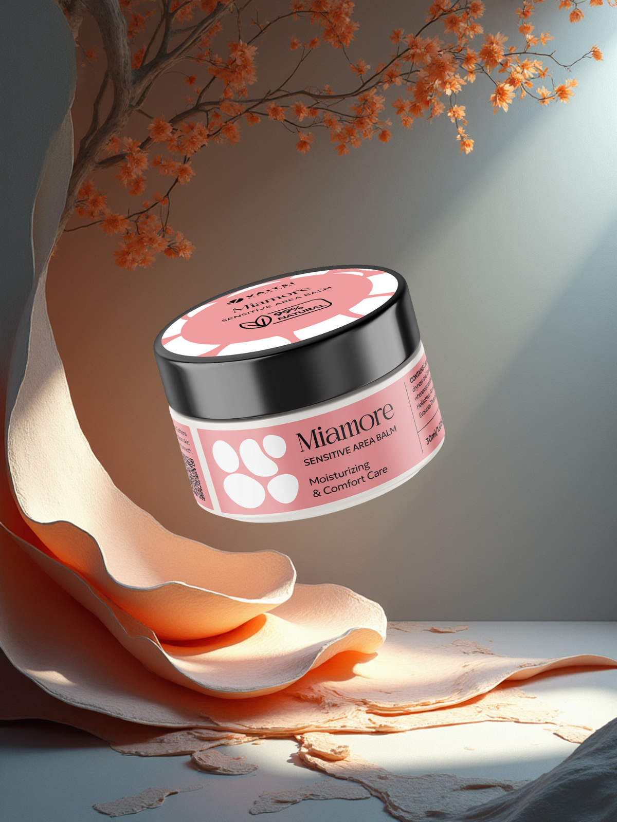 Soin naturel VAITSI pour la sécheresse et l'inconfort de la zone externe.