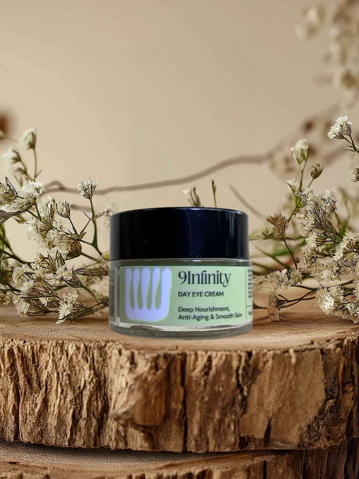 9INFINITY Crème de jour pour les yeux - Hydratation, rides et luminosité