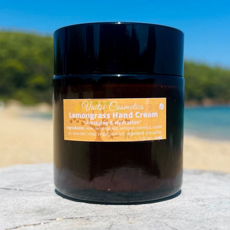 Renew your hands with Lemongrass Hand Cream. Learn more about its anti-aging and moisturizing properties on our page - VAITSI COSMETICS