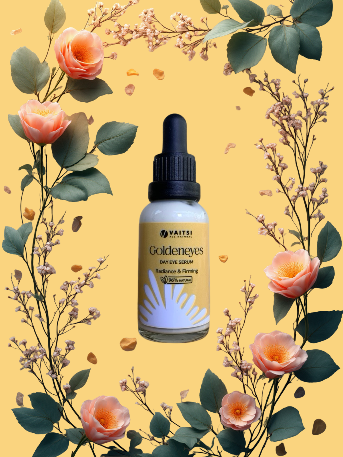 Rafraîchissez votre contour des yeux avec le Day Eye Serum. Visitez-nous pour en savoir plus sur la régénération et l'anti-âge - VAITSI COSMETICS