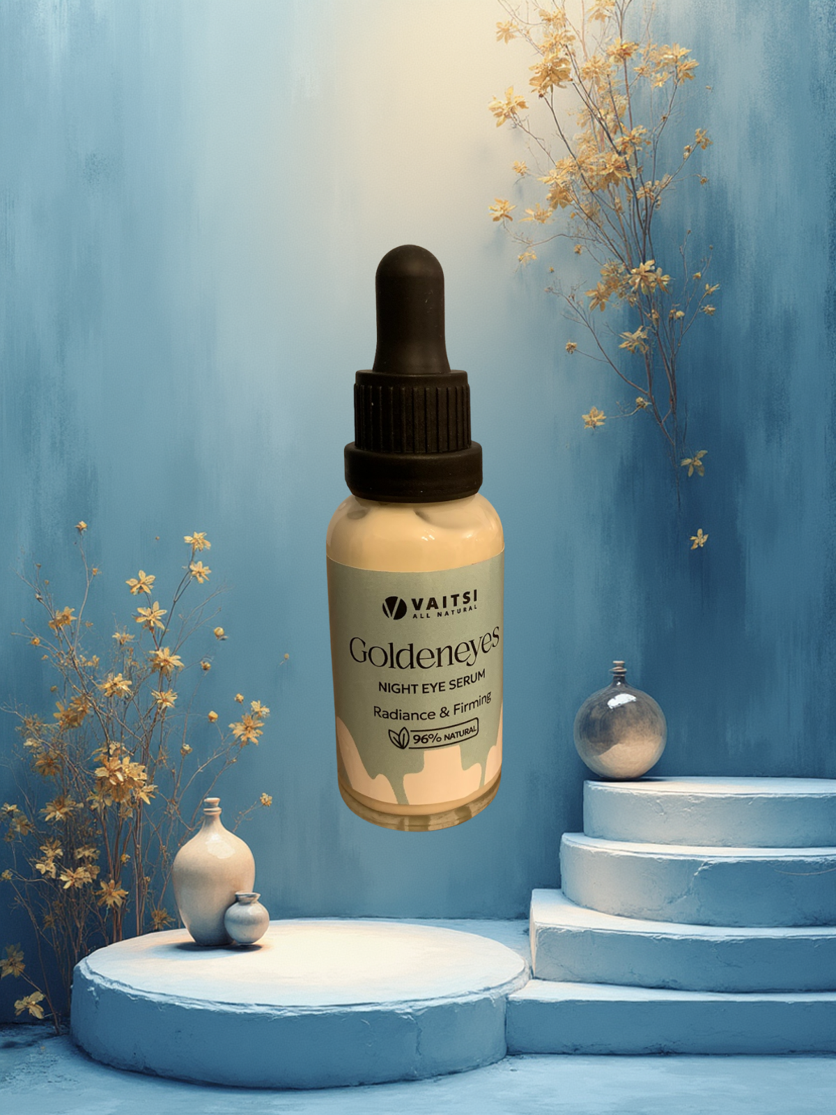 Donnez à vos yeux le soin dont ils ont besoin avec le Sérum de nuit pour les yeux. Découvrez ses bienfaits sur notre page - VAITSI COSMETICS