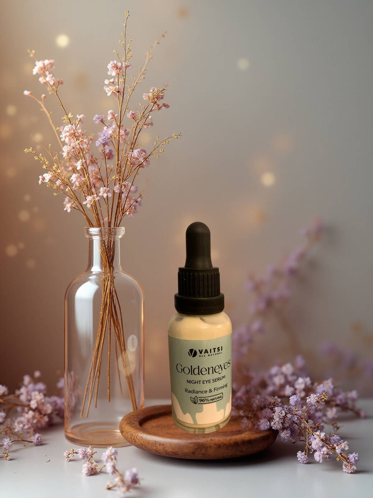 Donnez à vos yeux le soin dont ils ont besoin avec le Sérum de nuit pour les yeux. Découvrez ses bienfaits sur notre page - VAITSI COSMETICS