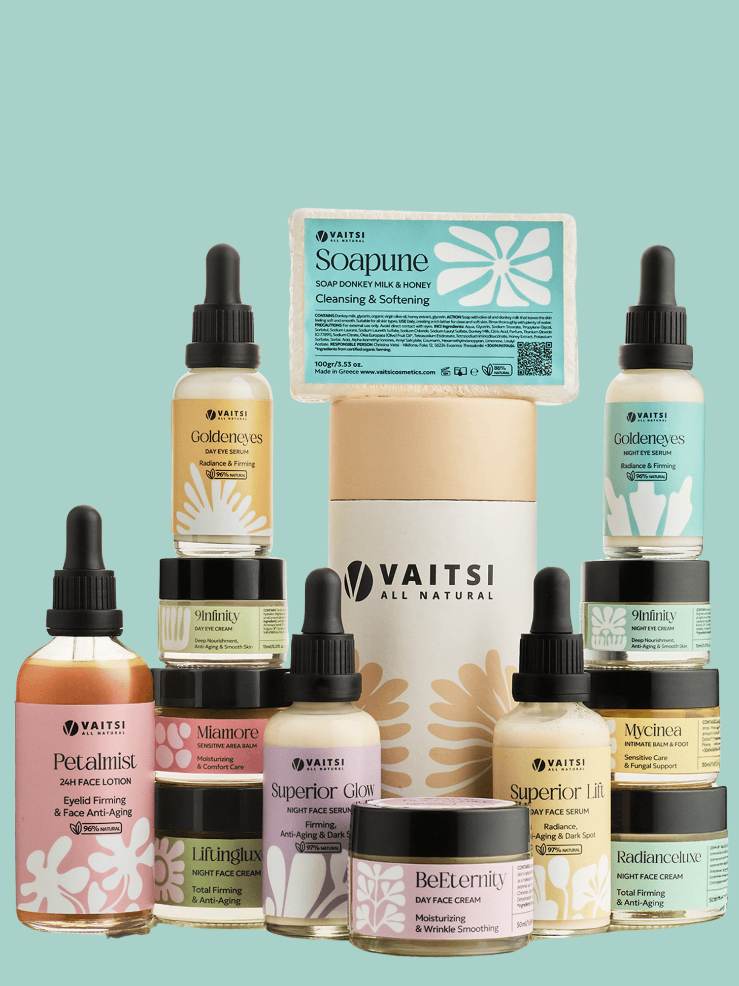 GOLDENEYES Ορός Ματιών Νυκτός – Ανάπλαση, Αντιγήρανση, Μαύροι Κύκλοι & Οιδήματα 30ml (no60) - VAITSI Cosmetics - SKU60 - 5213010850601