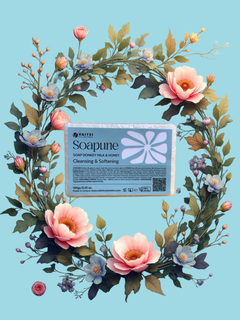 SOAPUNE Σαπούνι Γάλα Γαϊδάρας & Μέλι bio – Καταπραϋντικό & Ενυδατικό 100gr - VAITSI Cosmetics - SKU69 - 5213010850694