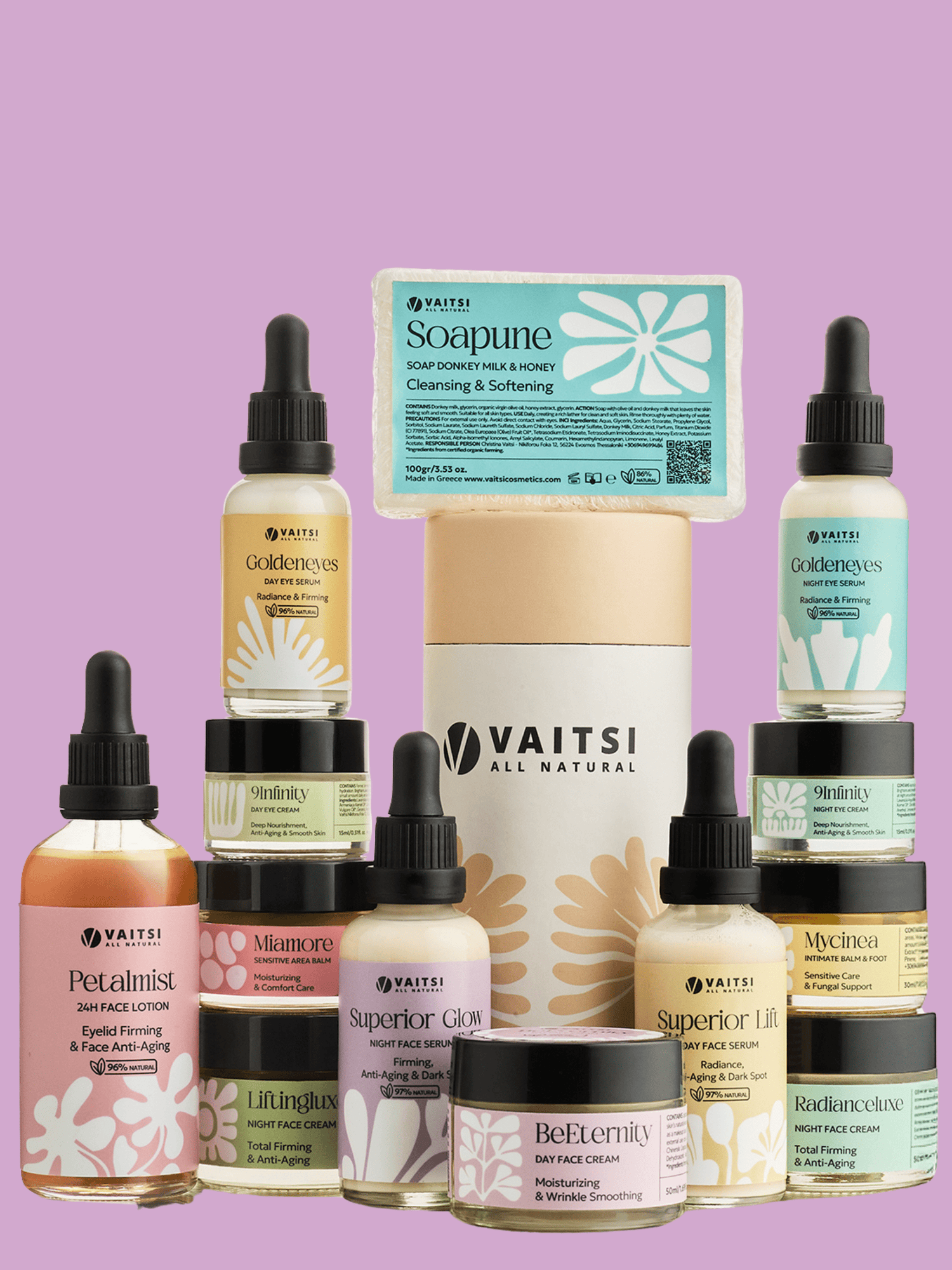 SUPERIOR GLOW Ορός Προσώπου Νυκτός – Φωτεινότητα, Σύσφιξη, Αντιγήρανση & Πανάδες 50ml (no62) - VAITSI Cosmetics - SKU62 - 5213010850625